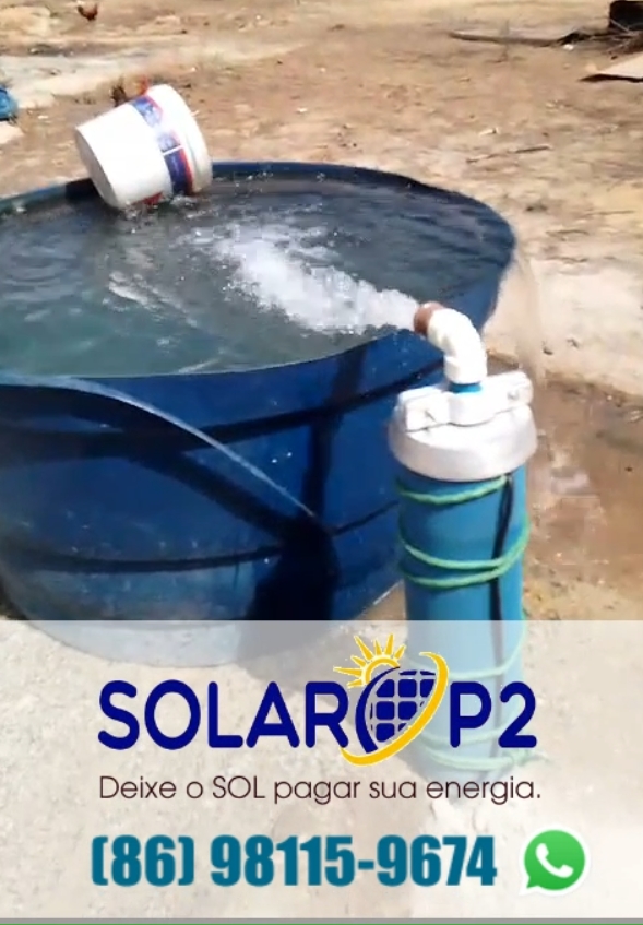 Com as placas solares da Solar P2 você garante água para sua propriedade sem sustos na conta de energia!