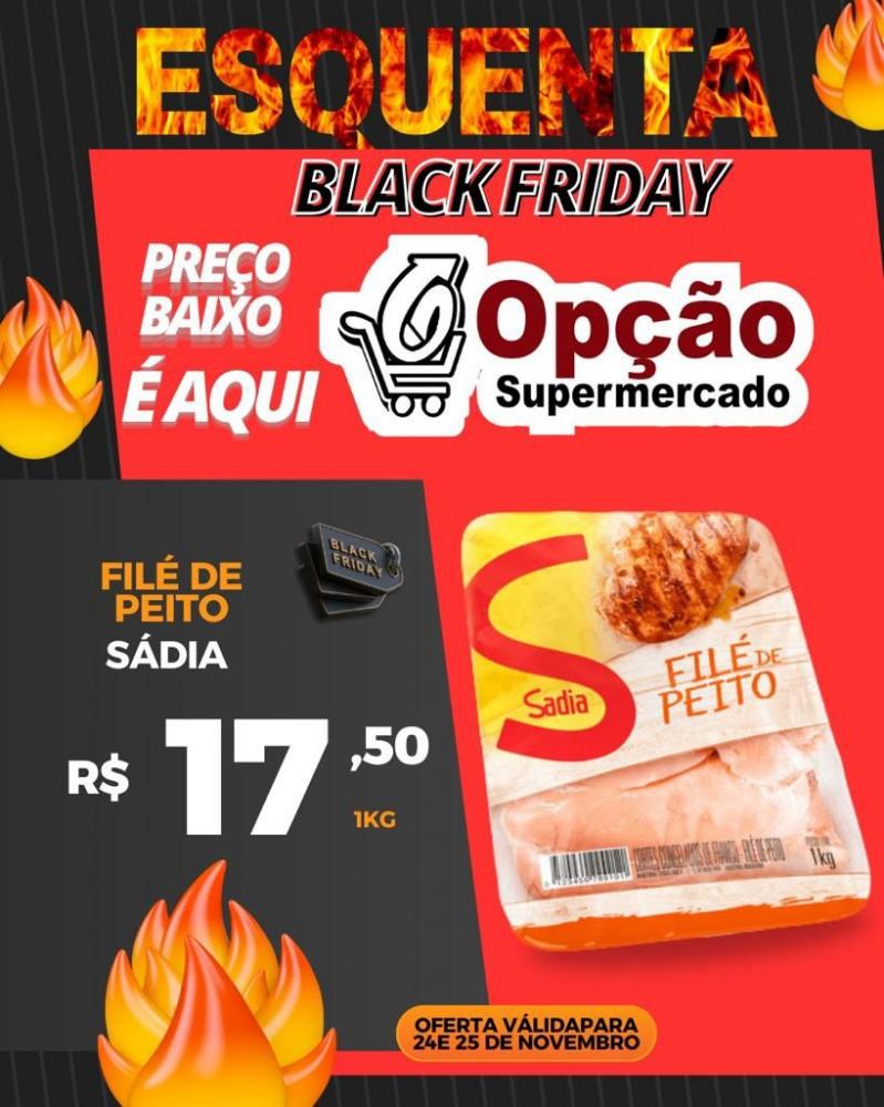 Esquenta Black Friday do Opção Supermercado, promoções imperdíveis!