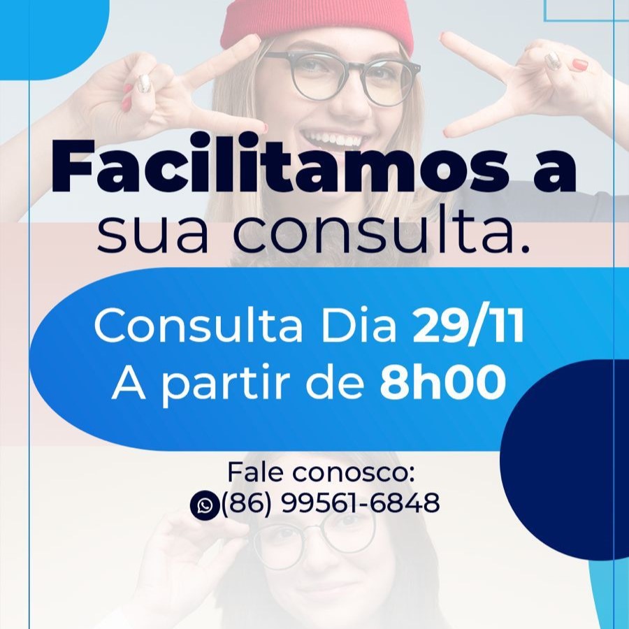 Cuide da sua visão, agende já sua consulta na Ótica Opala de Pedro II!