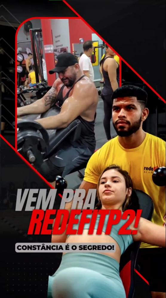 Matricule-se hoje mesmo na RedeFitp2, a academia com a melhor estrutura de Pedro II!