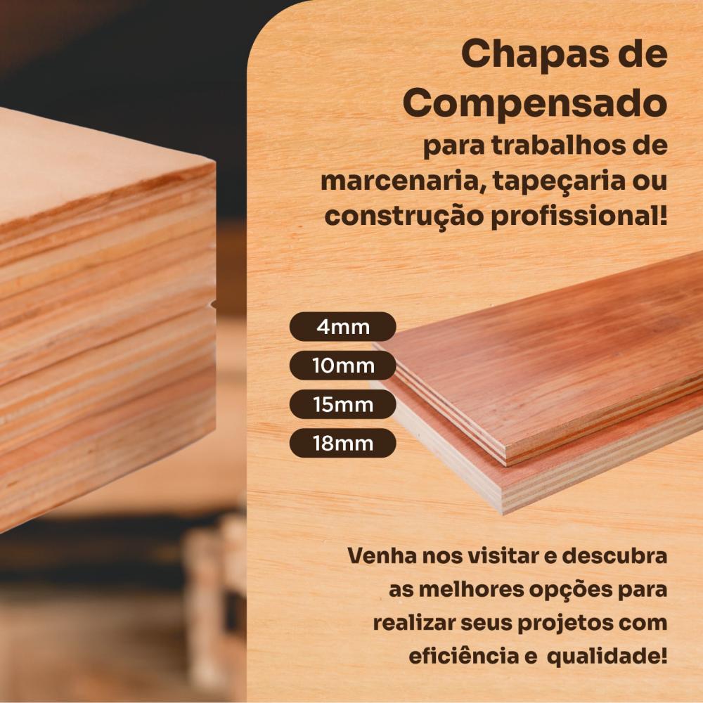 Encontre as melhores chapas de compensado para sua construção na Madeireira Ramos em Pedro II!