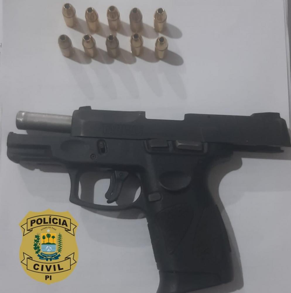 Homem é preso em flagrante por porte ilegal de arma de fogo em Pedro II