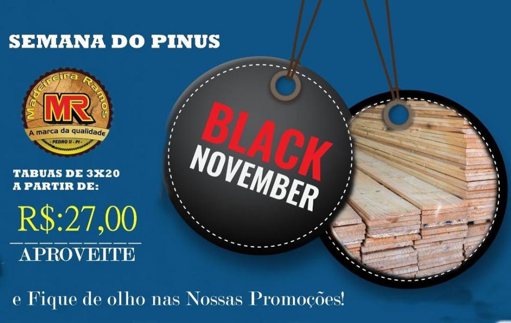 Venha para a “Black November” da Madeireira Ramos, referência em madeiras, telhas e móveis planejados; confira! 