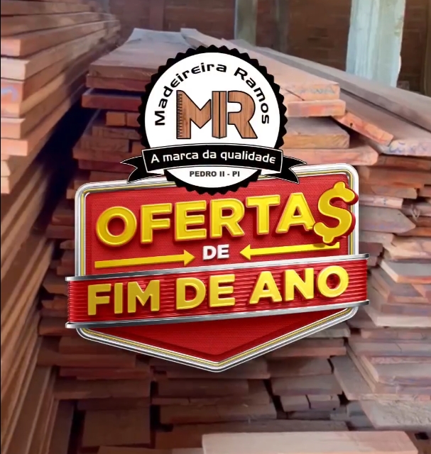 Ofertas de fim de ano da Madeireira Ramos, tábuas de Pinus, Angico e Maracatiara com descontos imperdíveis!