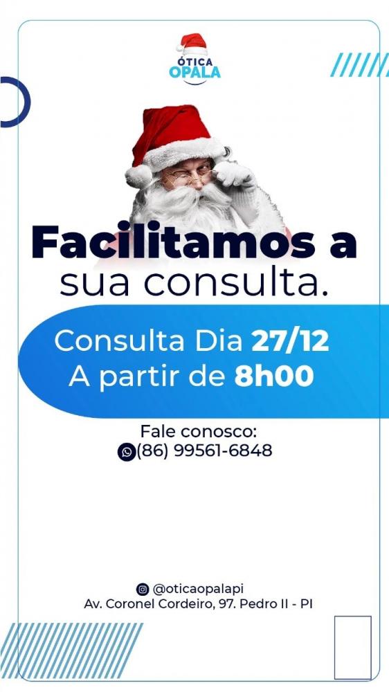 Cuide da sua visão na Ótica Opala de Pedro II, agende já sua consulta!