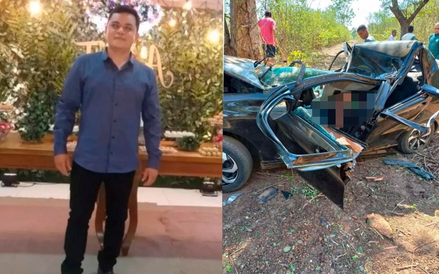 Professor de Sigefredo Pacheco (PI) morre em acidente na PI-115 ao tentar desviar carro de animal