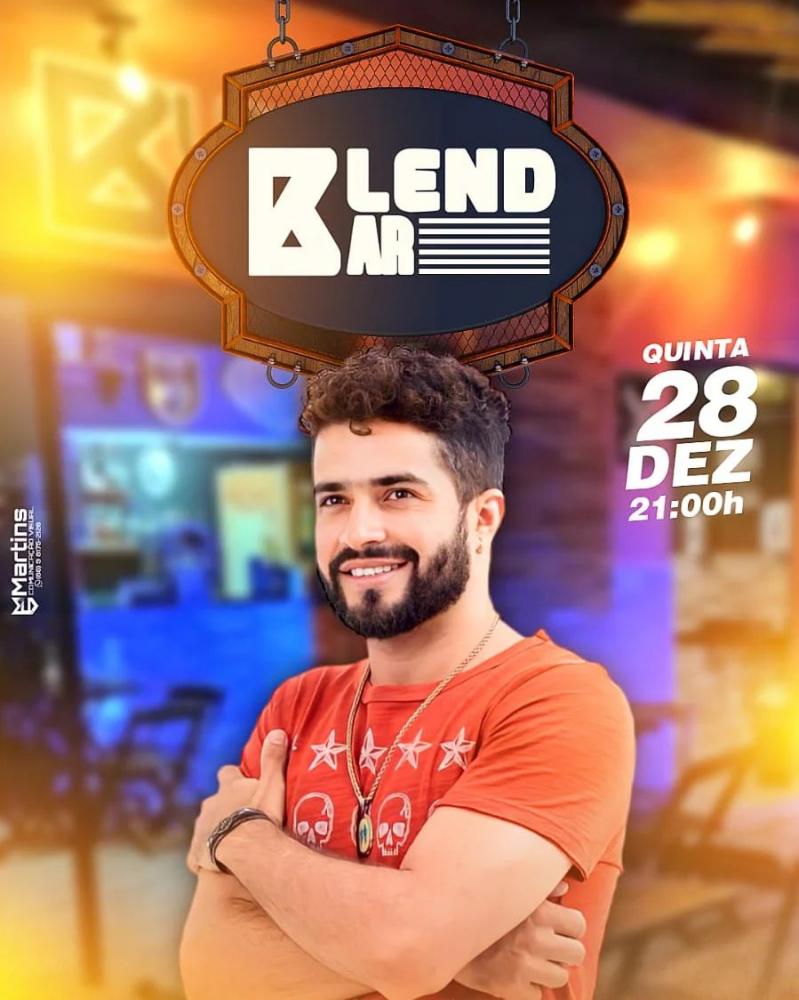 Quinta do Blend Bar com Juca Pipper, não perca!