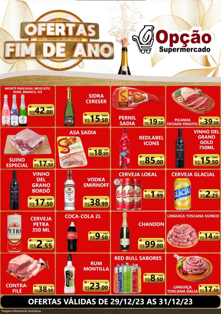 Venha para o Opção Supermercado e aproveite as Ofertas de Fim de Ano com descontos imperdíveis!