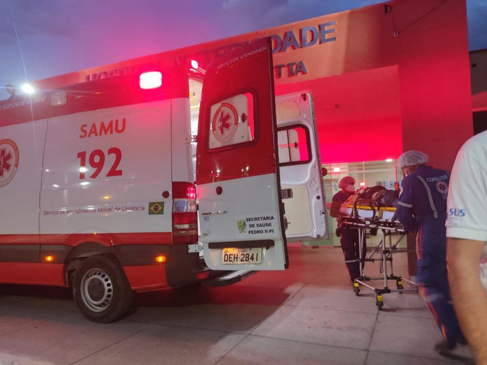 Cinco pessoas ficam feridas em três acidentes registrados na região de Pedro II