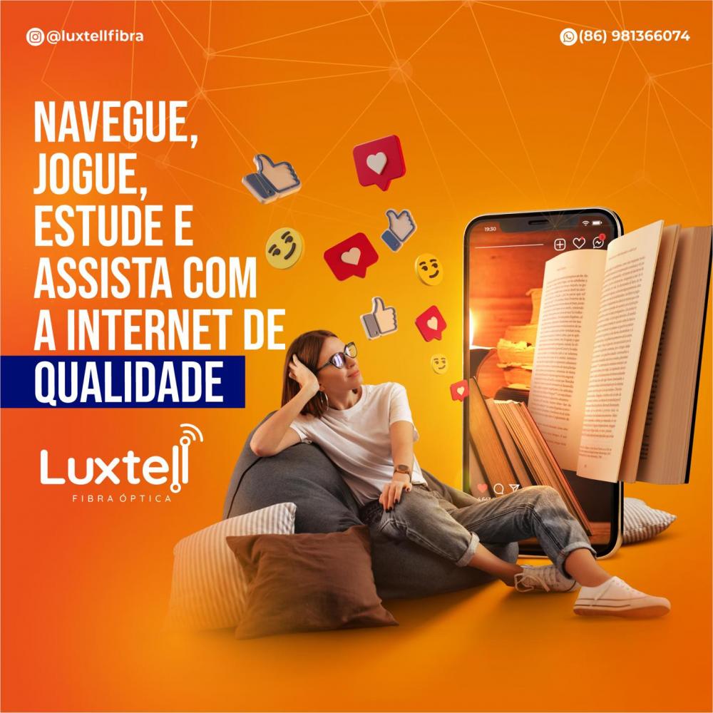 Conecte-se com a internet que não te deixa na mão, venha para a Luxtell!