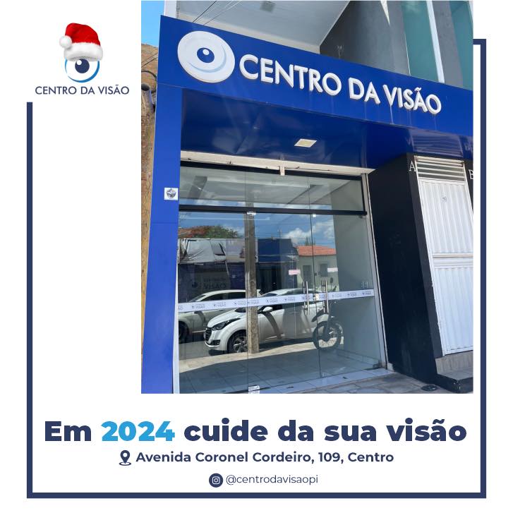 Não descuide da saúde dos seus olhos em 2024, agende sua consulta no Centro da Visão em Pedro II! 