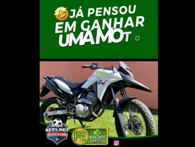 Já pensou em ganhar uma XRE 300 por apenas R$ 12,00? A Sportbet7 pode realizar esse sonho para você; confira! 