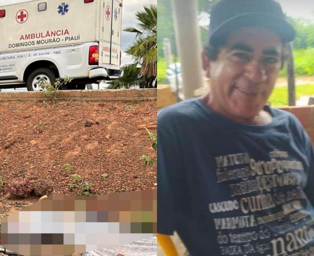 Homem de 55 anos morre em acidente de moto na PI-258 em Domingos Mourão