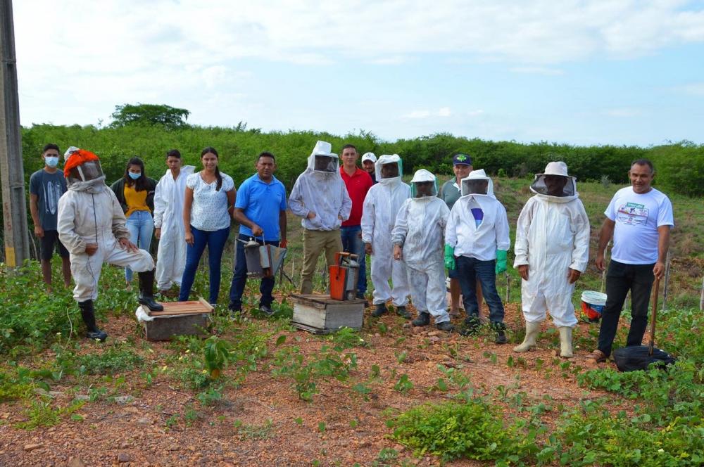 Lagoa de São Francisco realiza oficina sobre técnicas de manejo para a produção de mel 