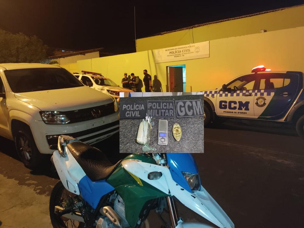 Homem é preso acusado de tráfico de drogas em Pedro II 