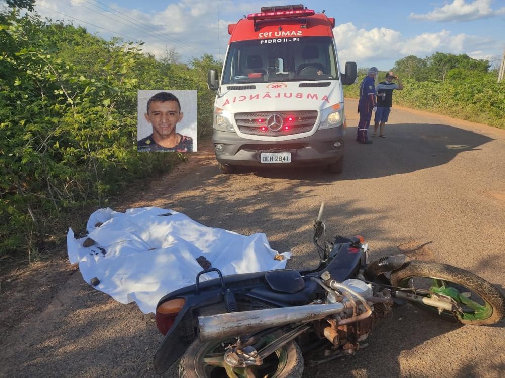 Jovem de 25 anos morre vítima de acidente na zona rural de Pedro II 