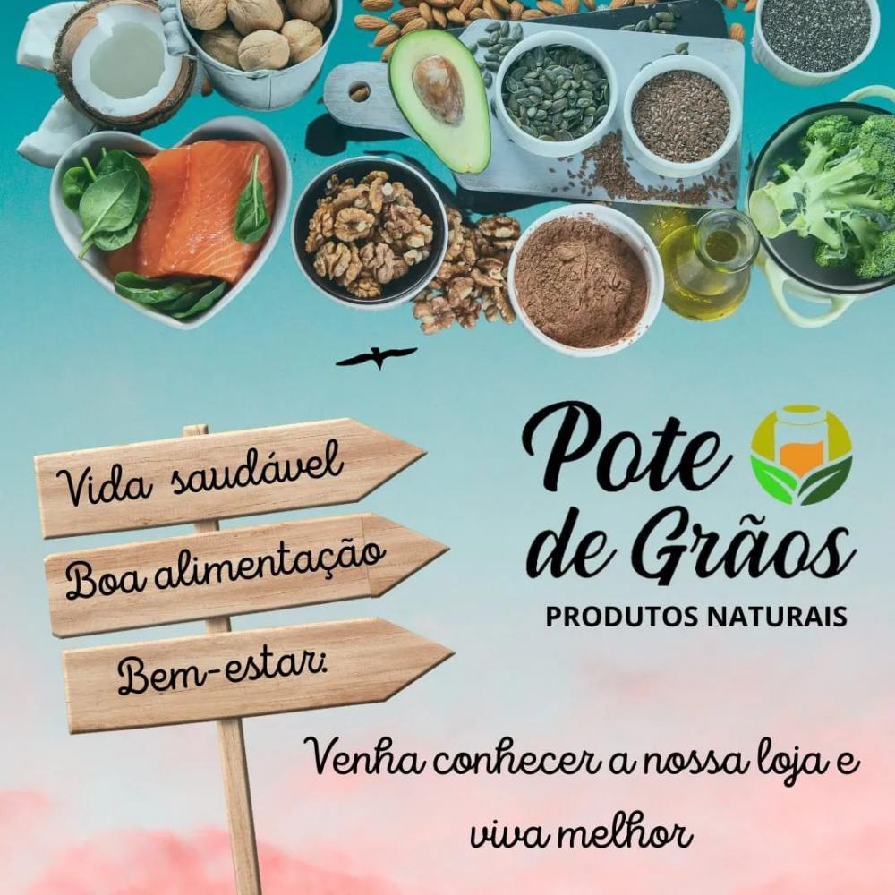 Tenha uma dieta saudável e balanceada com os produtos da Loja Pote de Grãos em Pedro II!