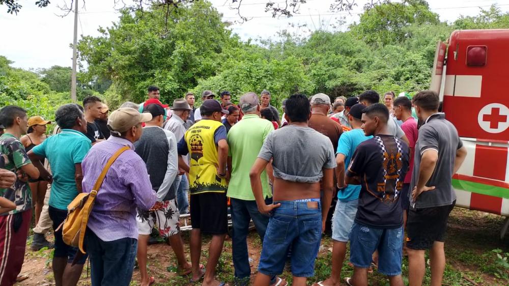 Idoso que estava desaparecido é resgatado e levado para o Hospital Santa Cruz, em Pedro II