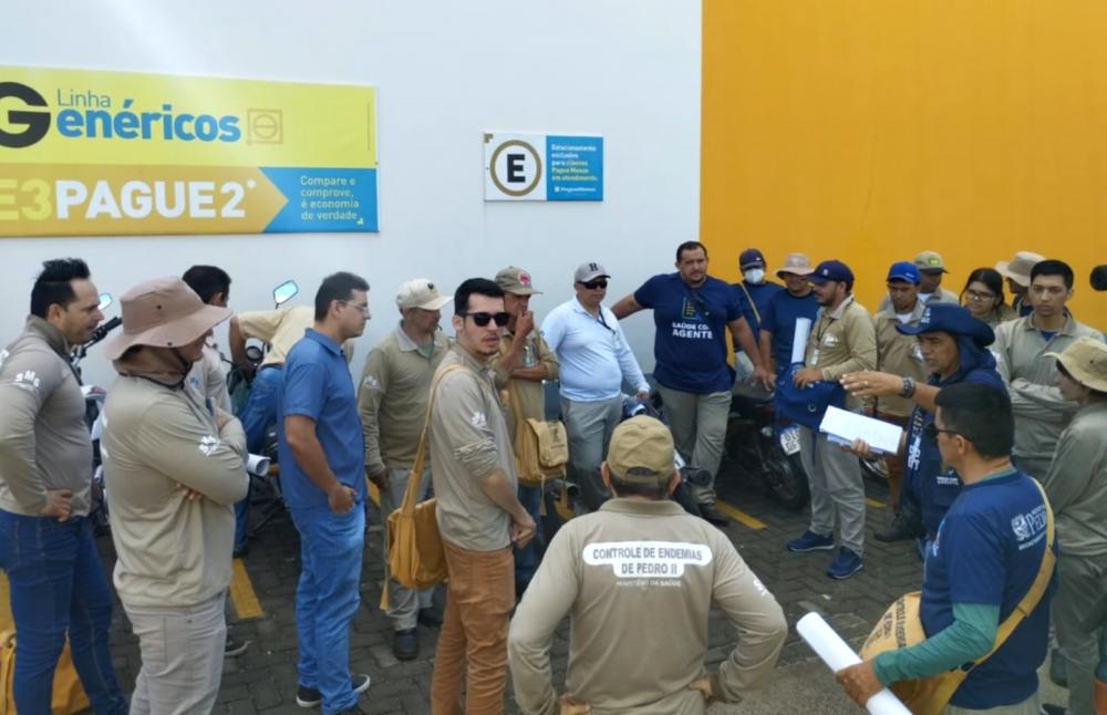 Secretaria de saúde de Pedro II, através do setor de endemias realizou ação de conscientização no combate a dengue no município; confira!