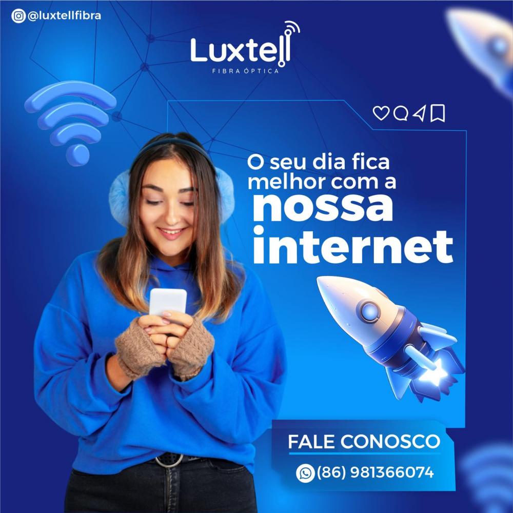 Não sofra mais com travamentos e lentidão, venha para Luxtell e tenha a melhor internet de Pedro II!