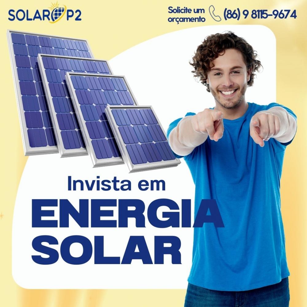 Diga adeus às contas de energia caras, economize até 95% com as placas solares da Solar P2!