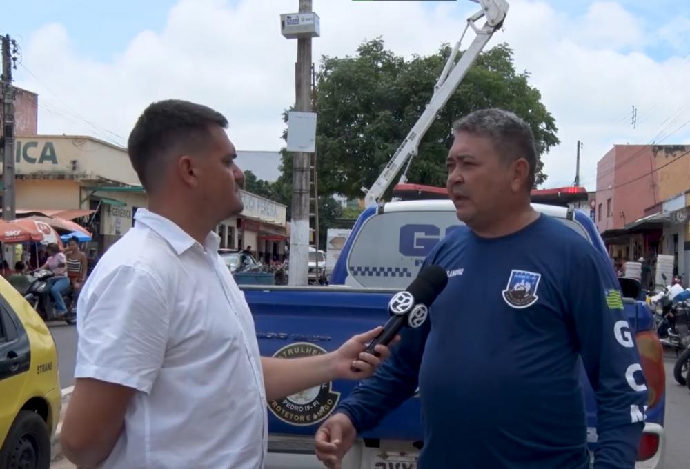 Novo coordenador da GCM de Pedro II, Tersandro dos Anjos, fala sobre a implantação do novo sistema de monitoramento e do trabalho da guarda no município; confira!
