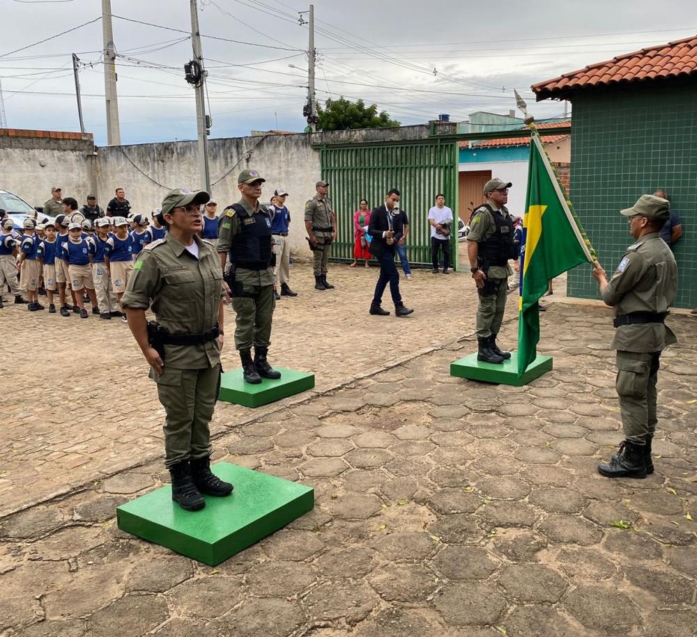 Capitã Sharlene Uchôa deixa o comando da PM de Pedro II e Capitão Ângelo Alves assume o cargo