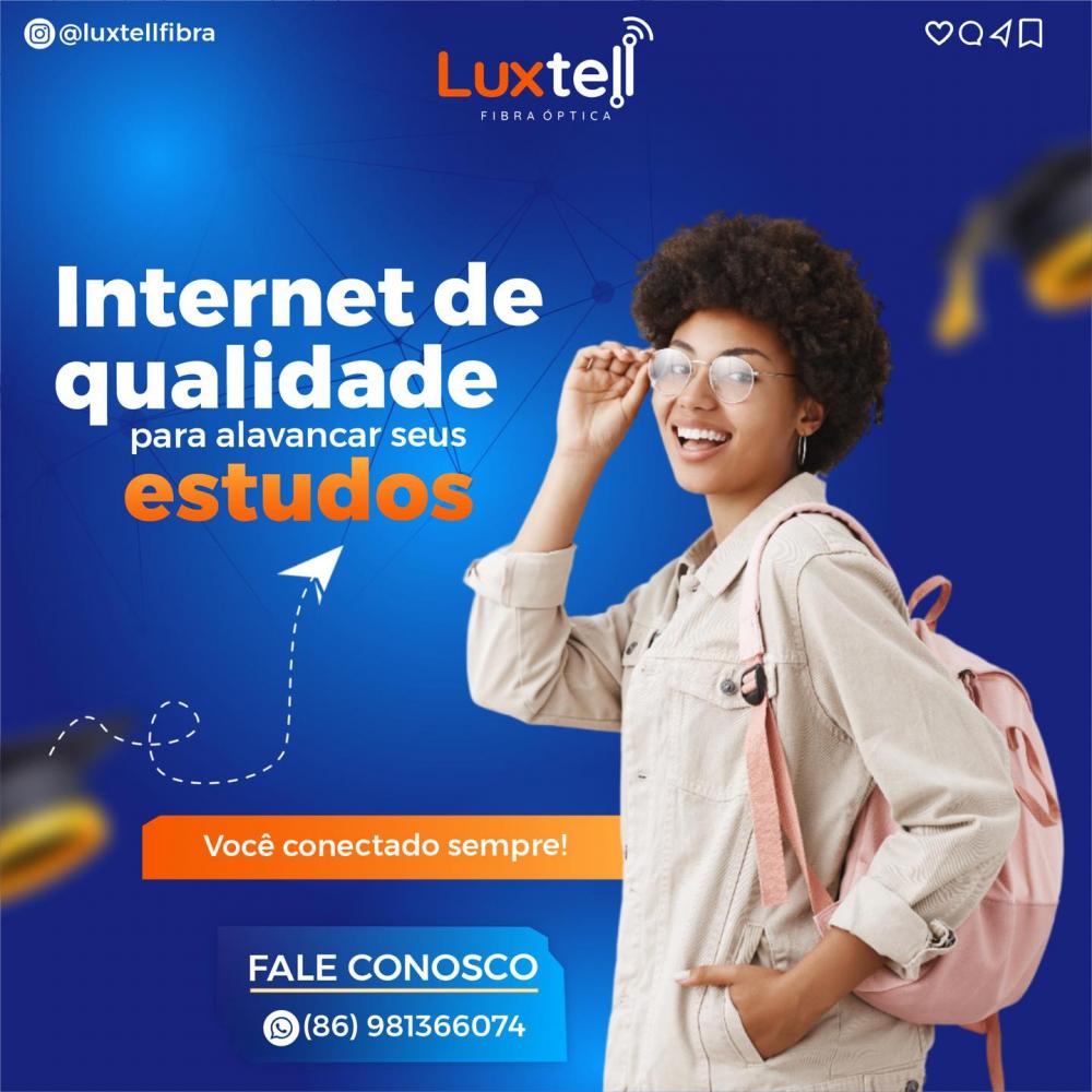 Internet de qualidade em Pedro II é com a Luxtell!