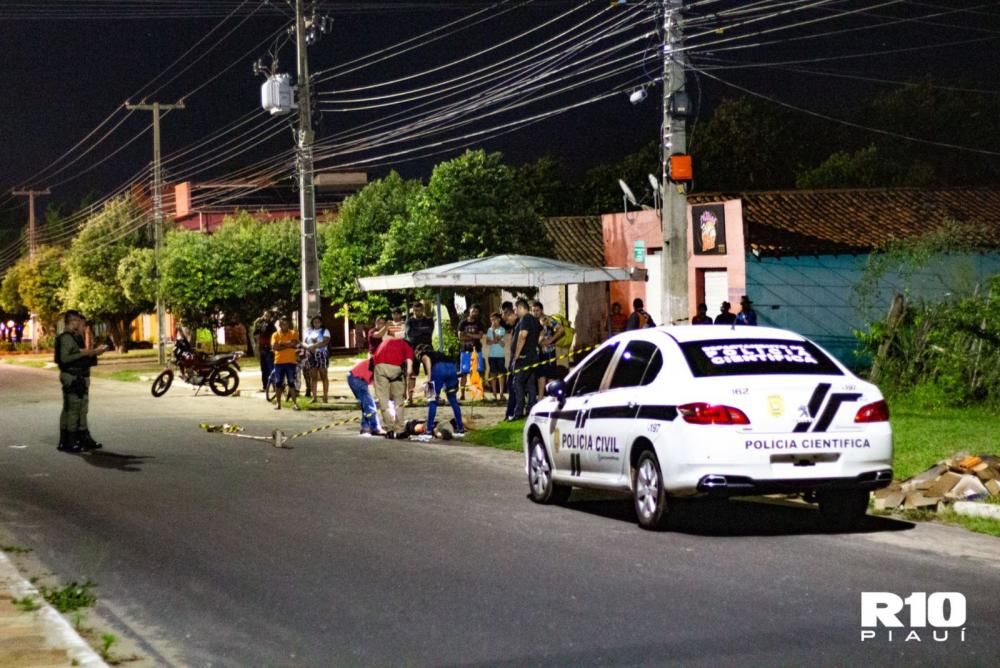 Homem é assassinado a tiros e outro fica ferido em Piripiri