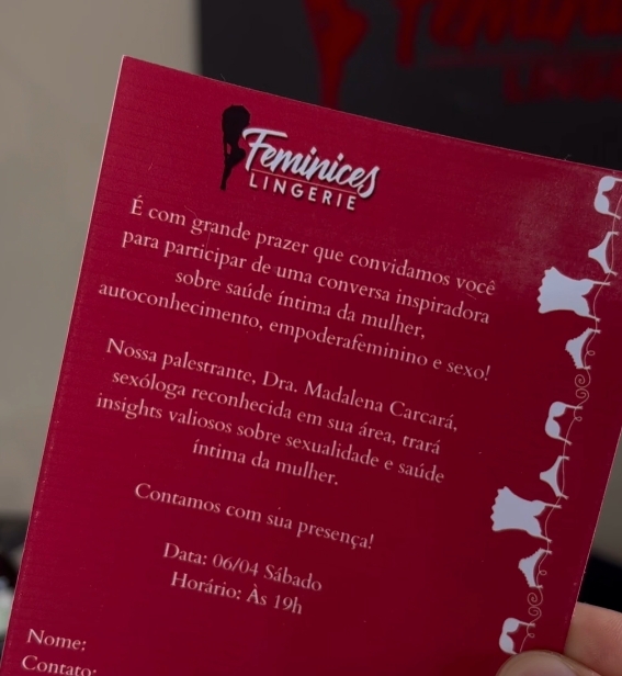 Será neste sábado (06), palestra “Mulheres no Comando” com a Dra. Madalena Carcará em Pedro II; Garanta seu ingresso!