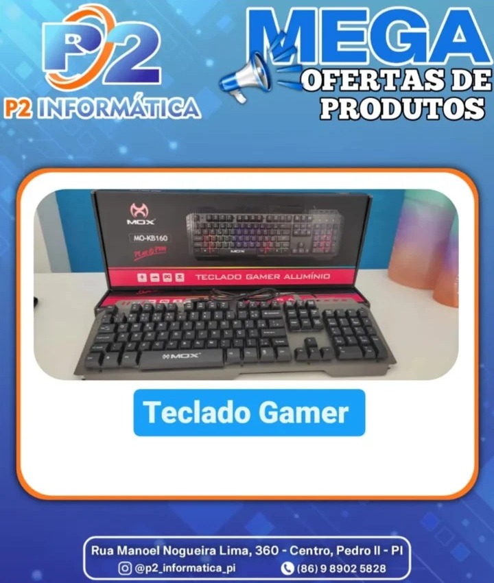 Assistência técnica especializada e acessórios de qualidade em Pedro II você encontra na P2 Informática!