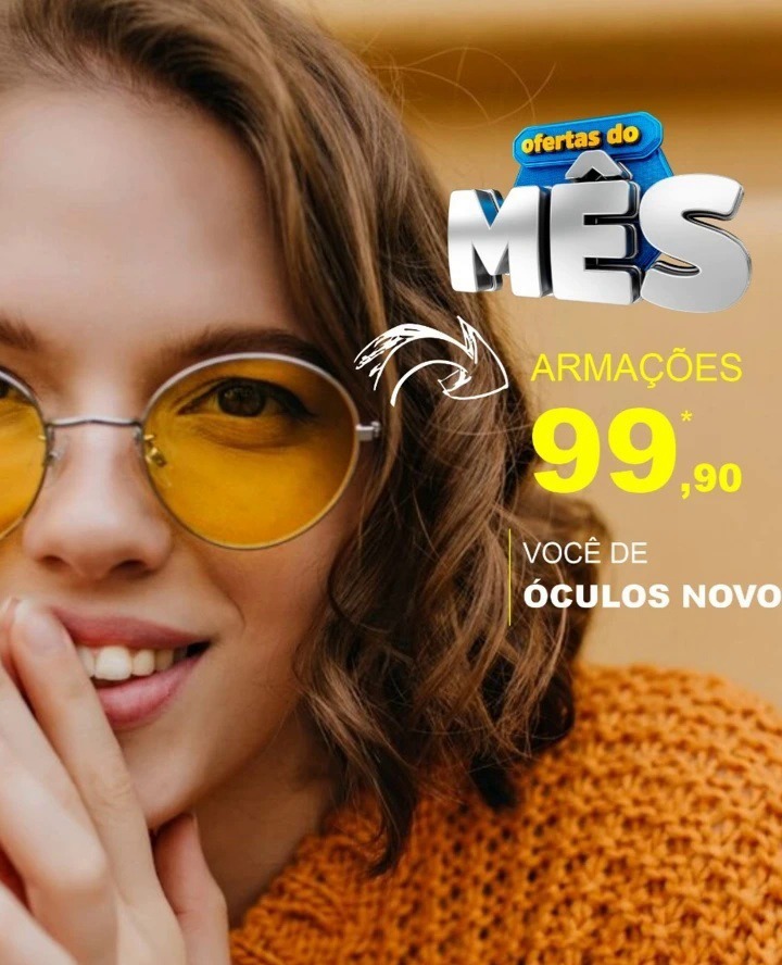 Compre seus óculos novos com os descontos especiais das Ópticas São Paulo em Pedro II!!