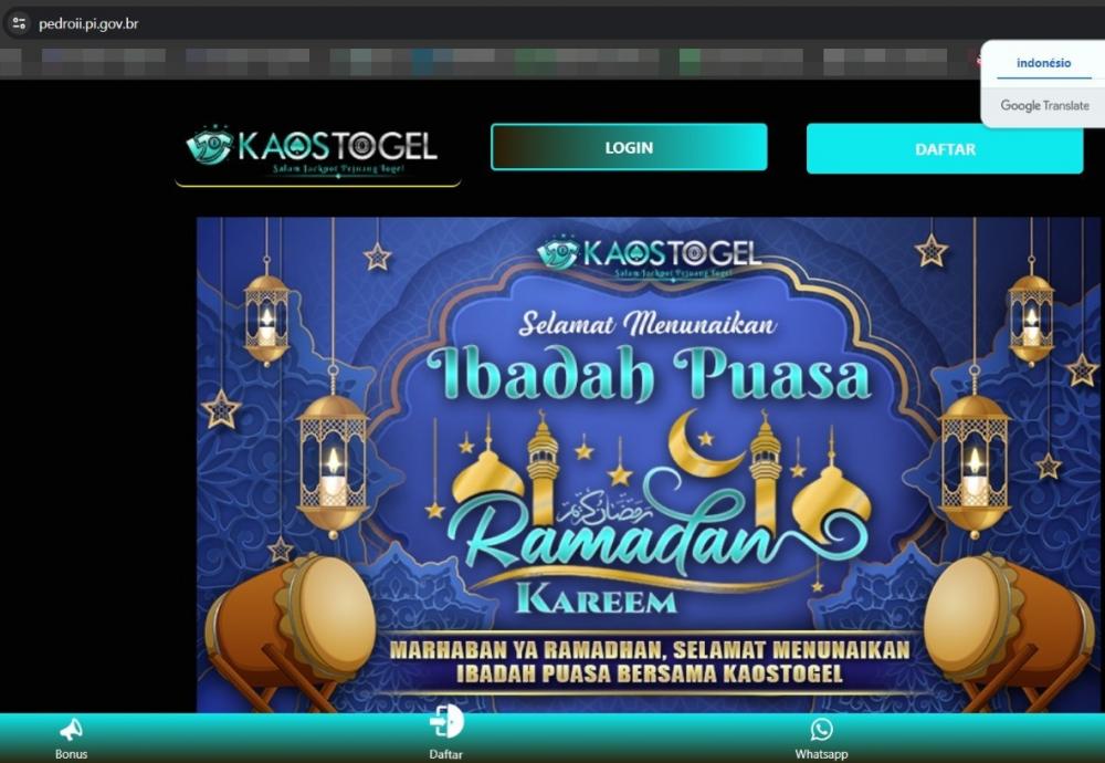 Site da Prefeitura de Pedro II sofre ataque hacker e fica temporariamente fora do ar