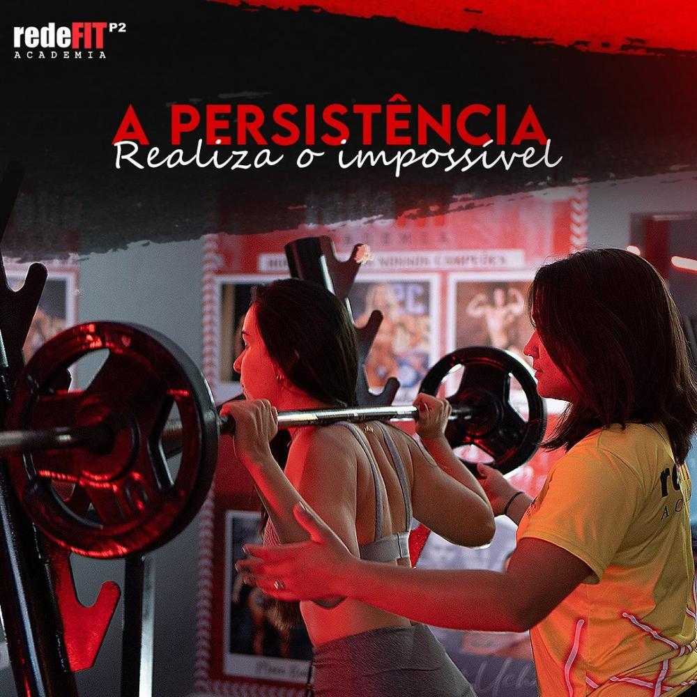 Alcance seu objetivo de ter uma vida fitness na RedeFit P2!