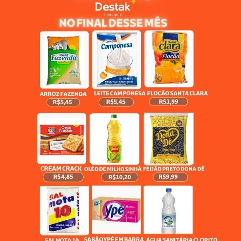 Economize nas suas compras com os descontos do Destak Mercantil em Pedro II!