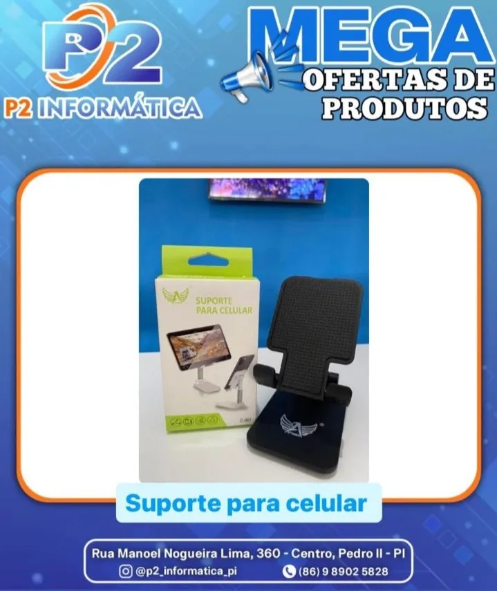 Encontre os melhores acessórios e assistência técnica de Pedro II na P2 Informática!