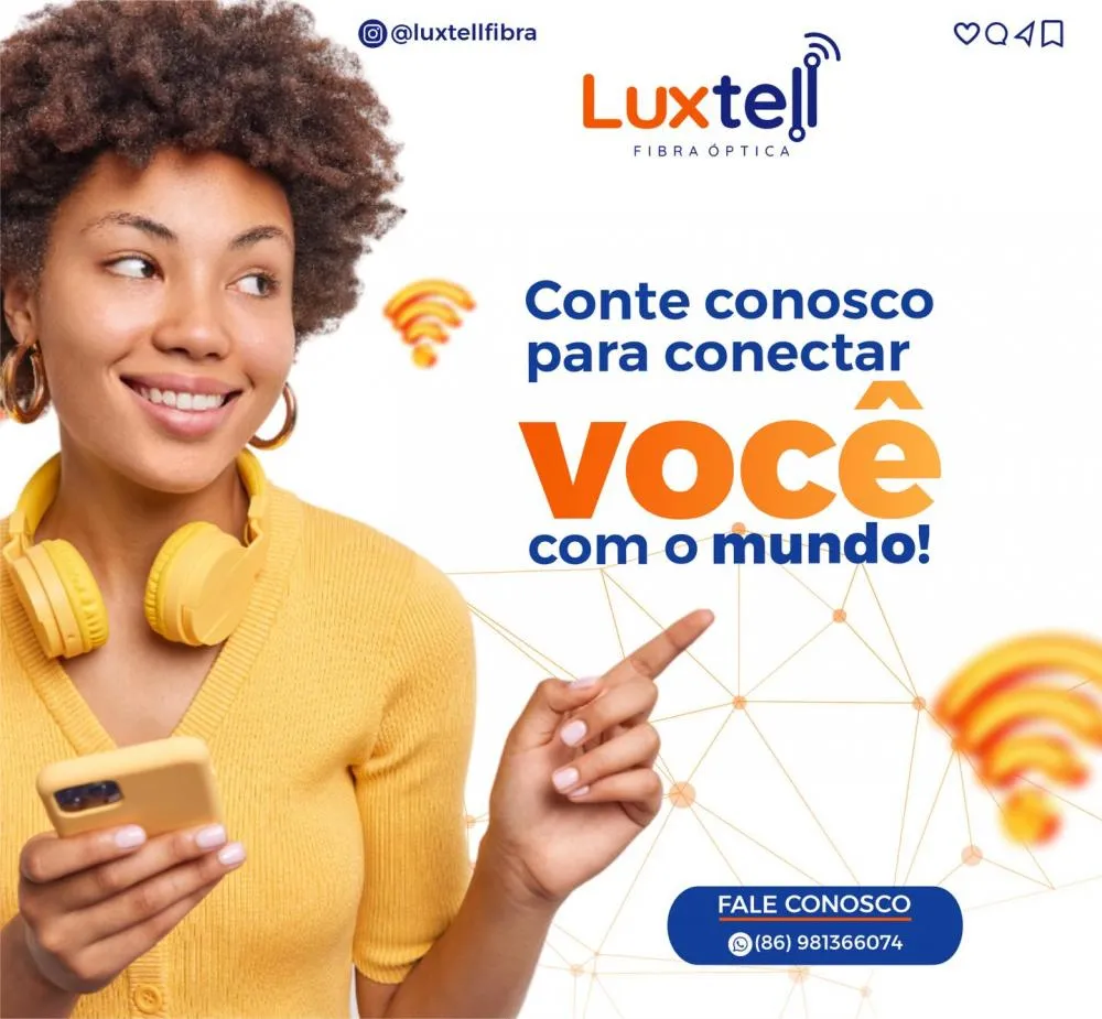 Internet rápida e confiável em Pedro II é com a Luxtell!