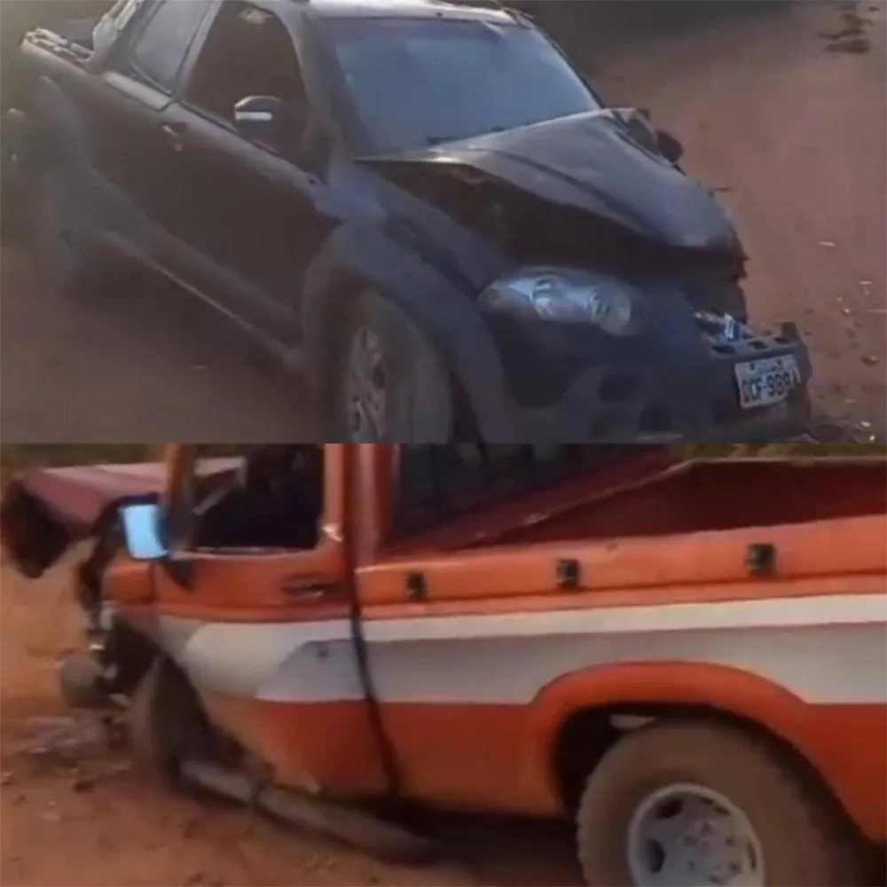 Grave colisão frontal entre dois veículos é registrada na BR-404 entre Poranga e Pedro II