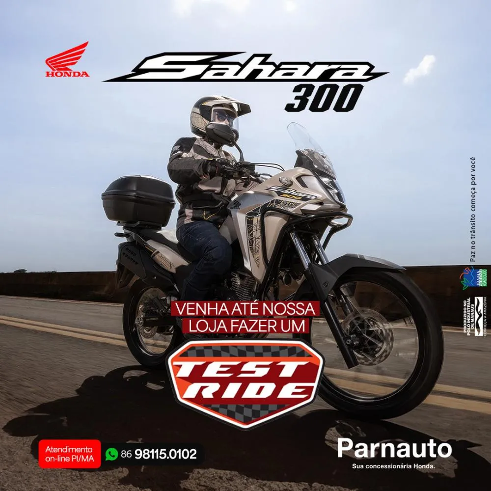 Não adie mais seu sonho, garanta sua moto 0km na Parnauto de Pedro II!