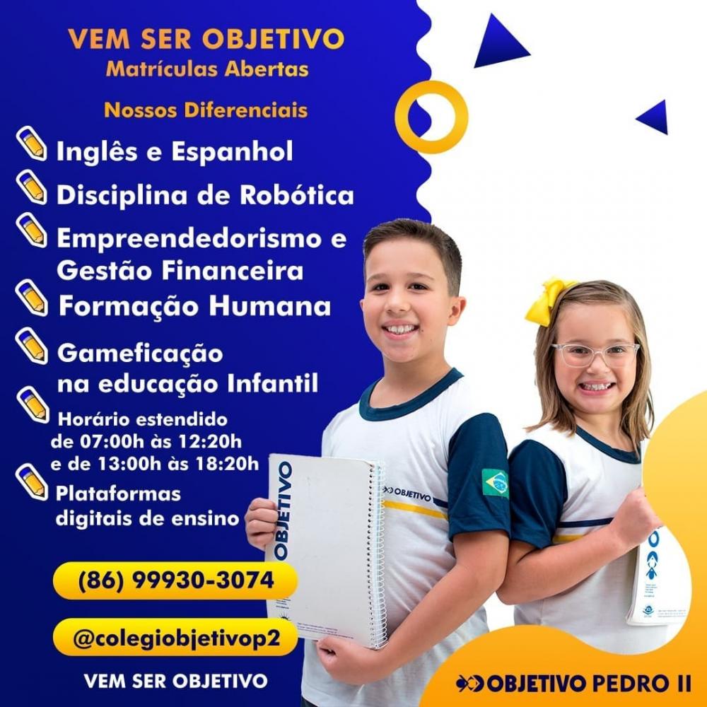 Venha ser Objetivo em 2022; conheça os nossos diferenciais!