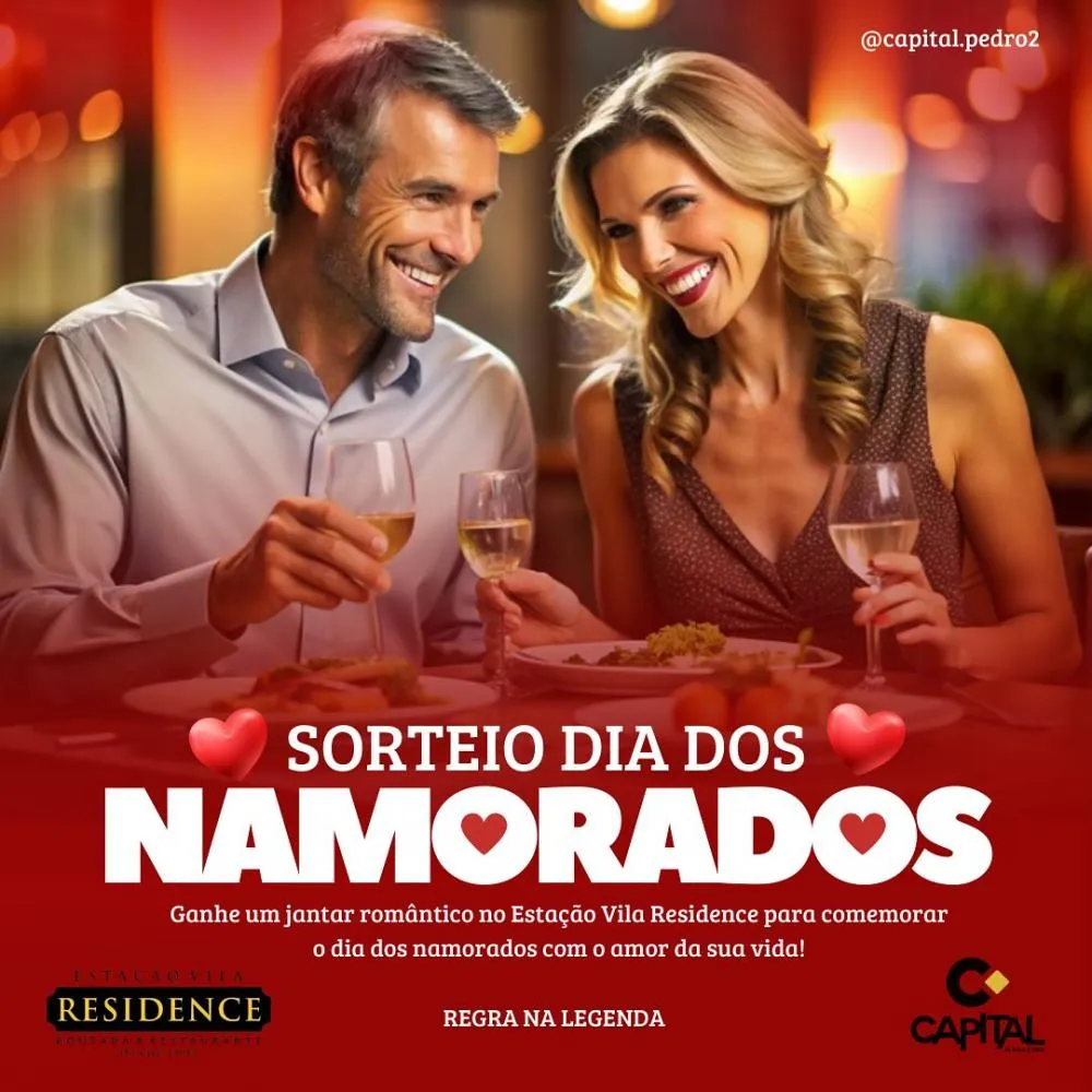 Encontre o presente perfeito para o Dia dos Namorados na Capital Magazine e ainda concorra a um jantar romântico!