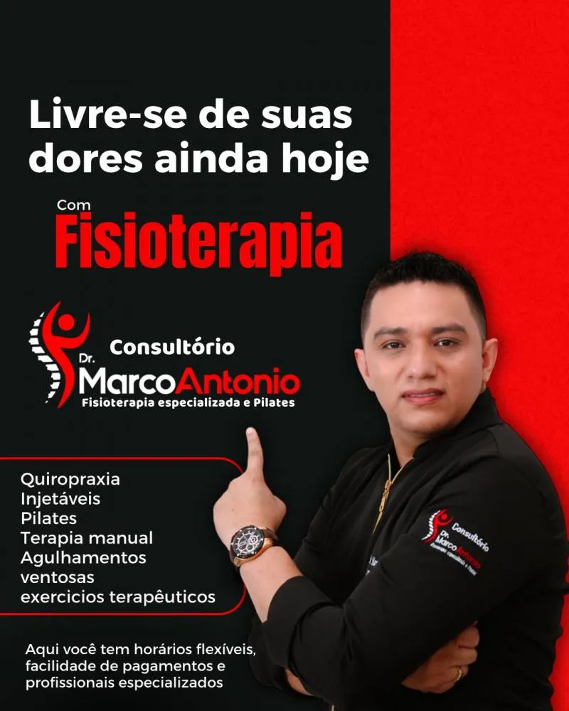 Não fique sofrendo com dores ou tensões musculares, recupere sua saúde com fisioterapia do Consultório Dr. Marco Antônio!