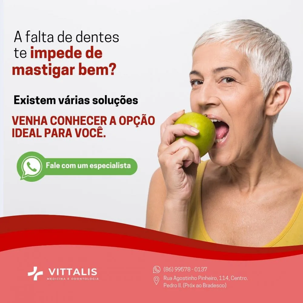 Restaure sua autoestima com os cuidados odontológicos de alta qualidade da Clínica Vittalis em Pedro II!