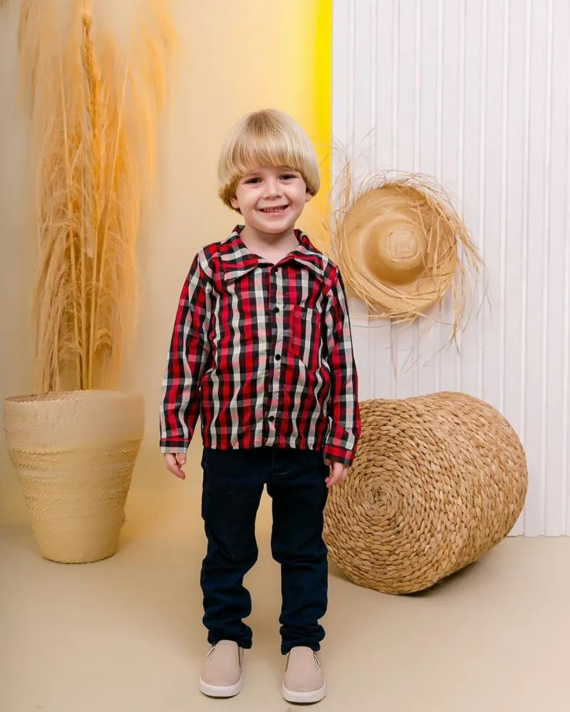 Encontre roupas e acessórios infantis para as festas juninas na Madah Kids em Pedro II!