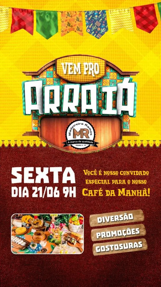 Venha aproveitar as promoções imperdíveis do Arraiá de Preços Baixos da Madeireira Ramos!
