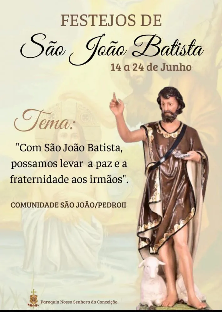 Festejos de São João Batista na localidade São João começam nesta sexta-feira (14) na zona rural de Pedro II