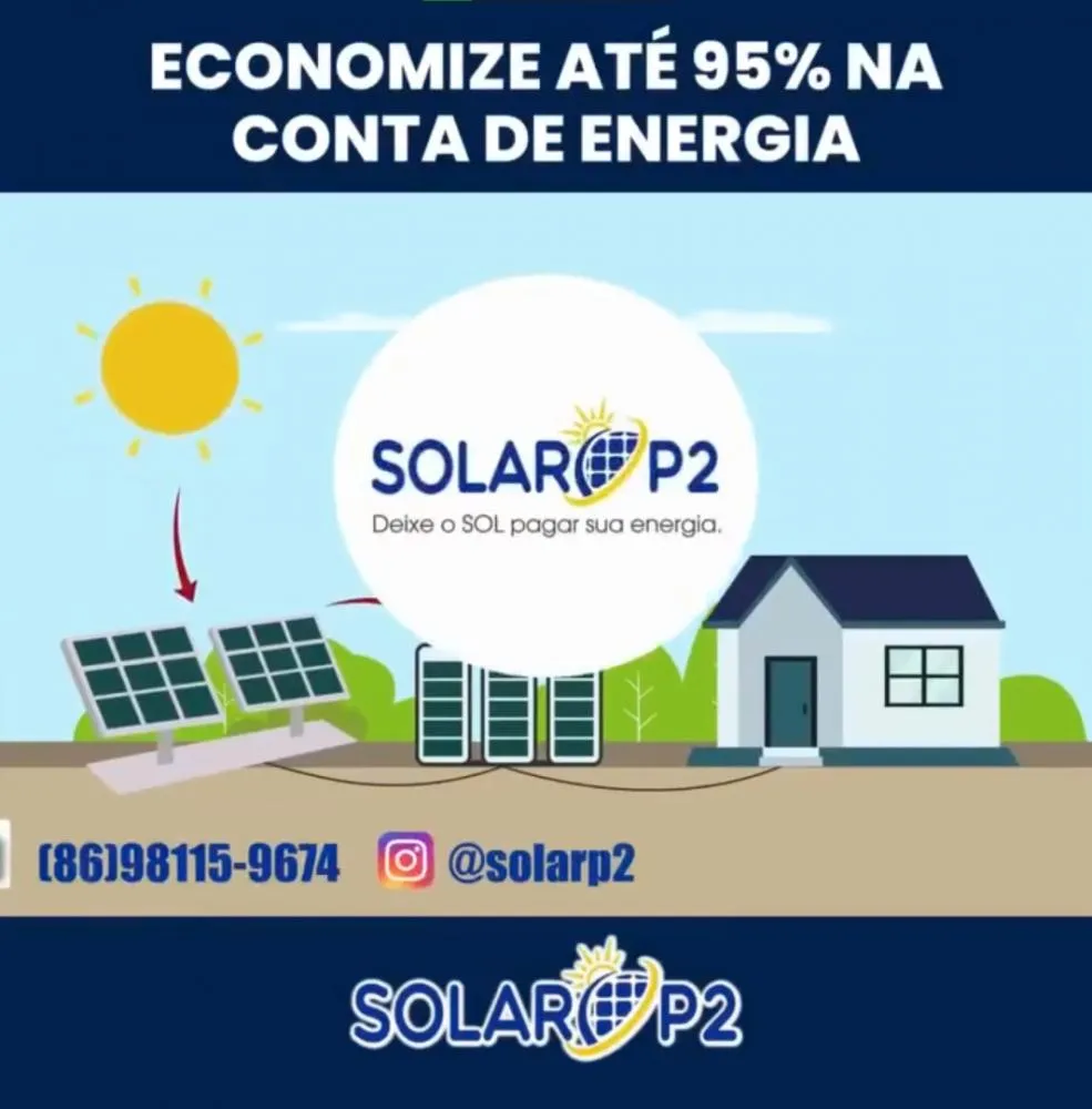 Deixe o Sol Pagar Sua Energia: Conheça as Placas Solares da Solar P2!