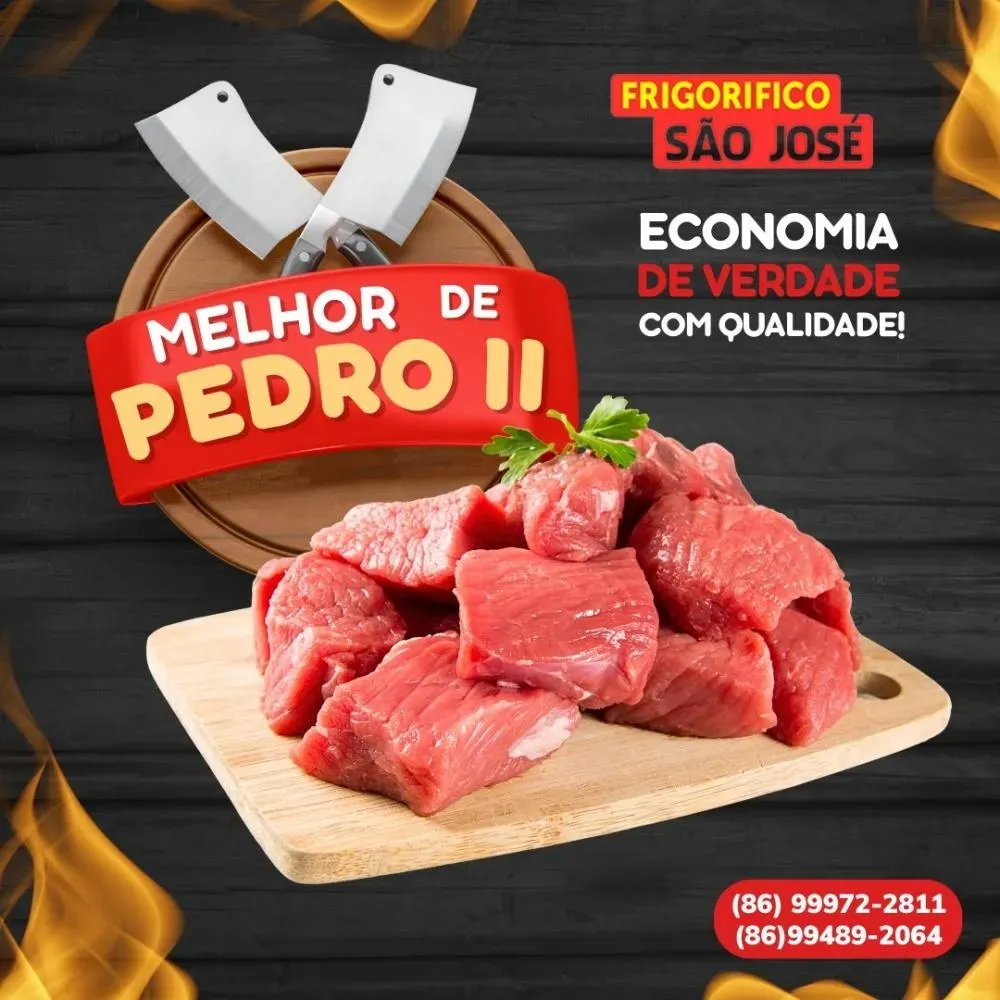 Venha para o Frigorífico São José, o lugar certo para encontrar cortes de carne de qualidade em Pedro II!