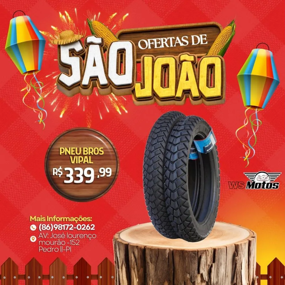 Aproveite as promoções imperdíveis do São João da WS Motos!