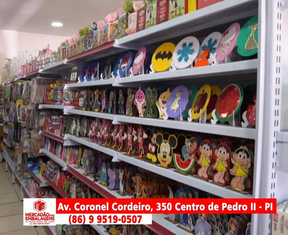 Venha para o Mercadão das Embalagens e encontre tudo o que você precisa para seu evento!